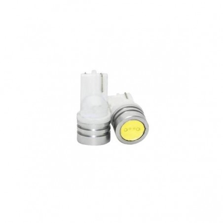 LED žárovka s paticí T10 3W COB studená bílá