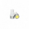 LED žárovka s paticí T10 3W COB studená bílá