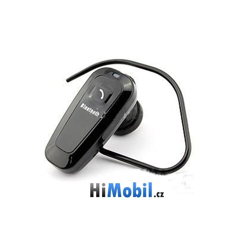Bluetooth handsfree headset, sluchátko pro mobilní telefony (černé)