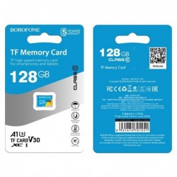 Borofone Paměťová karta MicroSDHC 128GB Class10 95MB/s